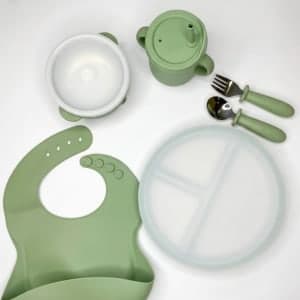 Set de Alimentación en Acero Inoxidable 💚