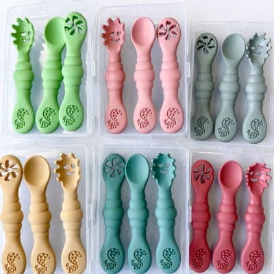 Set de Precucharas de Silicona para Bebé