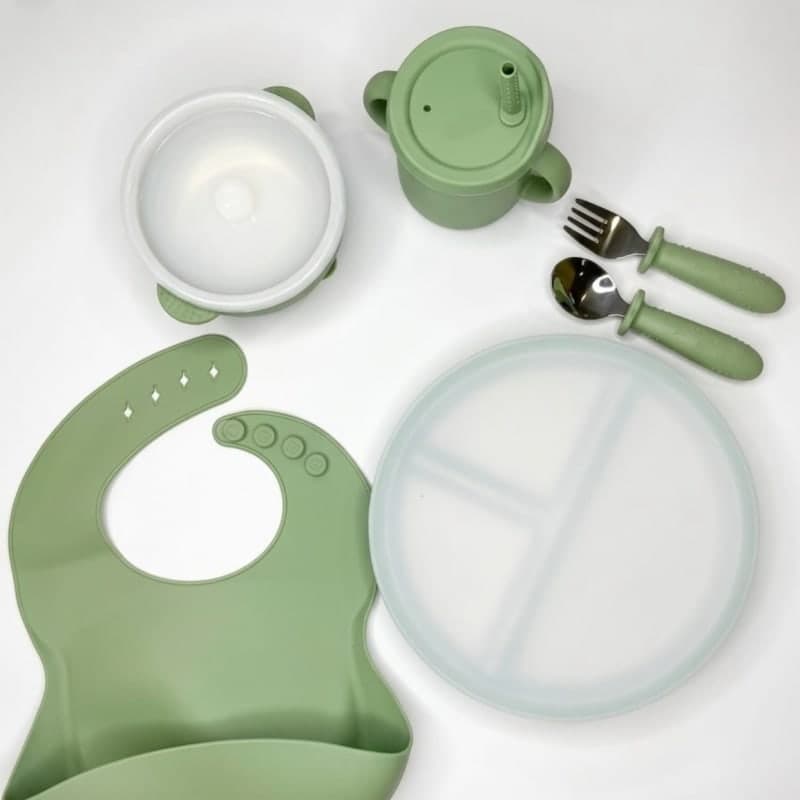 Set de Alimentación en Acero Inoxidable 💚